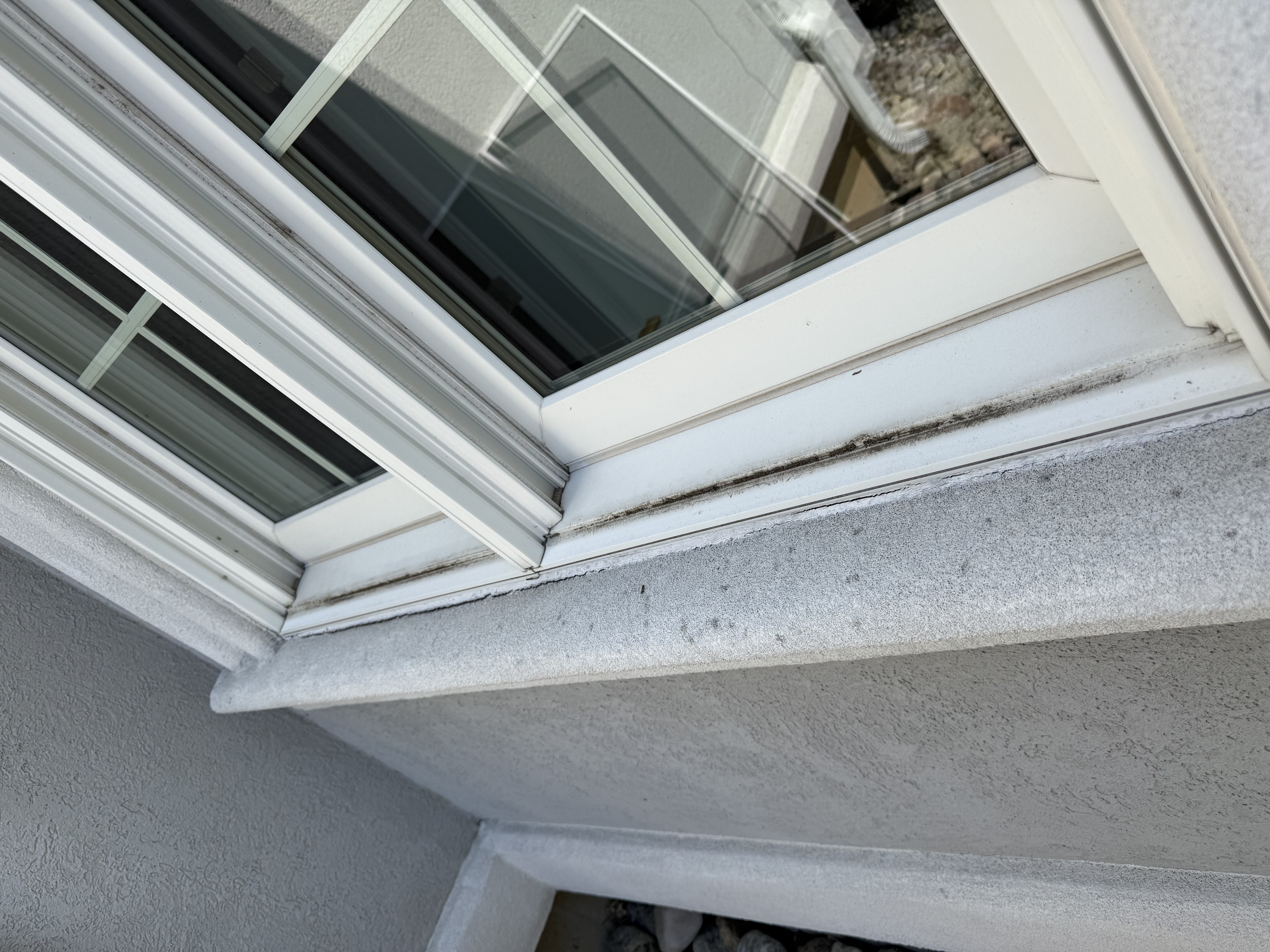 Before window cleaning